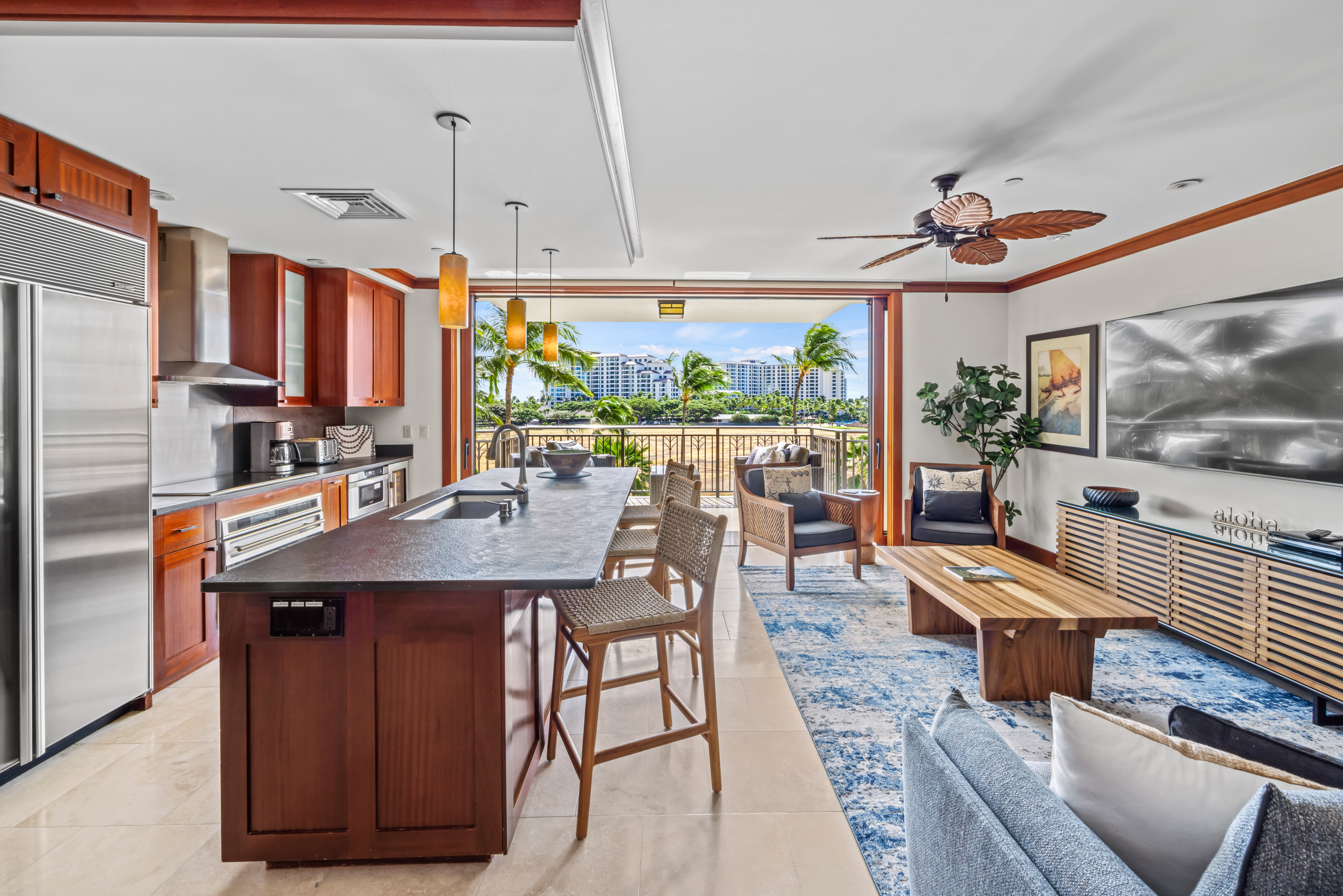 Villa B407 oceanfront view
